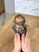 Декоративна фигурка Девочка глиняная (керамическая) 11 см Гражда Коричневый - изображение 4