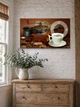 Картина на холсте MAKO Coffee Cup Brown с часами 30×53 см бесшумный плавный ход кварцевый механизм 3053-014 - изображение 2