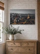 Картина на холсте MAKO Paris Night Gold с часами 30×53 см бесшумный плавный ход кварцевый механизм 3053-042 - изображение 3