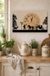 Картина на холсте MAKO Vintage Love Beige с часами 30×53 см бесшумный плавный ход кварцевый механизм 3053-015 - изображение 2