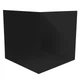Фотофон 3D Black для предметної зйомки 50x50x50 см, вініловий - зображення 1