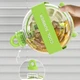 Форма для льда 2 в 1 с бутылкой и трубочкой Ice Cup, зелёная - изображение 7