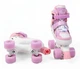 Раздвижные ролики квады 30-39 M Best Roller колеса PU светящиеся (размер 35-38). Multicolor (193620) - изображение 3