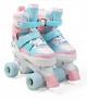 Раздвижные ролики квады 04-17 S Best Roller колеса PU светящиеся (размер 31-34). Multicolor (193617) - изображение 1