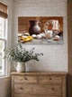 Картина на холсте MAKO Rustic Breakfast Still Life с часами 30×53 см бесшумный плавный ход кварцевый механизм 3053-062 - изображение 3