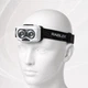 Налобный аккумуляторный фонарь Rablex RB983 Красный, Белый, Желтый свет Sensor Type-C - изображение 1