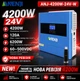 Гібридний сонячний інвертор 4200W ANENJI 2026 (пікова потужність 6200W) 24V 27А два AC-виходи та вбудований WiFi - зображення 1