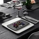 Тарелка Black/Gray Manufacture Rock Villeroy & Boch 28 х 17 см (1042392772) - изображение 7