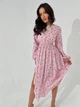 Жіноча сукня міді в квіти Uaclothes 42 Пудровий (like38031-184631360) - изображение 3