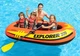 Човен надувний Intex 58332 «Explorer 300» (41*117*211 см, гребний, двомісний, двокамерний, весла ↔120 см, надувне дно, до 186 кг) - изображение 1