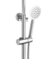 Душова система Agua Elposo INOX з виливом, круглий душ 200 мм, нержавіюча сталь Brushed - изображение 6