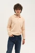 Чоловіче поло з довгими рукавами Beige S - зображення 1