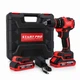Шуруповерт акумуляторний Start Pro SCD4-20 BRUSHLESS 20V 2Ah 2 АКБ + кейс - зображення 1