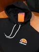 Толстовка худи кофта капишонка Ellesse Logo Hoody Black SKA23189 черная - S - изображение 5