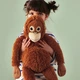 М'яка іграшка Орангутанг IKEA DJUNGELSKOG Мавпа на липучках 60 см - зображення 3