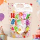 Подарунковий пакет Happy Birthday прозорий з застібкою і ручкою 22х15 см дитячий для солодощів - зображення 2