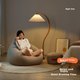 Кресло-мешок LUCKYSAC Lazy Bean Bag Sofa EPP для гостиной, спальни, балкона, одноместное, в форме татами, небольшое, удобное, тепло-серого цвета. - изображение 7