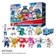 Набор AULDEY Super Wings All-Star Reunion, 12 трансформирующихся роботов в подарочной коробке, детский игровой набор, подарок на день рождения. - изображение 8