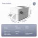 Термопринтер этикеток Deli DL-720C (НОВЫЙ) для экспресс-доставки, складской логистики, учета основных средств, 80-мм коммерческий офисный принтер этикеток и штрихкодов, компьютерная версия с USB-подключением. - изображение 5