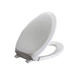 Изогнутая крышка для унитаза KOHLER, V-образная крышка для унитаза, 4713T-0 PP, с плавным закрыванием, 445 мм - изображение 2