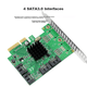 Контроллер MOGE MC2687 4-канальный PCI-E to SATA 3.0 RAID - изображение 4