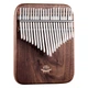 Калимба Luru Thumb Piano, 21-клавишная клавиатура, утолщенная клавиатура из черного ореха, музыкальный инструмент, клавиатура в форме дуги. - изображение 5