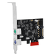 Адаптер MOGE MC2210 PCI-E на PS/2 для клавиатуры и мыши, карта PCIE на PS/2, совместимая с настольными компьютерами и ноутбуками, с круглым разъемом для клавиатуры и мыши. - зображення 1