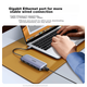 Док-станция UGREEN Type-C для 3 экранов, Thunderbolt 4, 4K60Hz, Ethernet - изображение 5