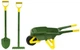 Zestaw Małego Ogrodnika Klein z taczką John Deere 3952 (4009847039521) - obraz 3