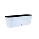 Вазон Santino Asti Window Box 12 л, 50х17х20см, білий-чорний - изображение 1