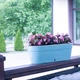 Вазон Santino Asti Window Box 12 л, 50х17х20см, білий-чорний - изображение 2