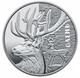 Колекційна срібна монета "Олень" 15,55 г 2016 рік - изображение 1
