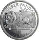 Колекційна срібна монета "SILBER PANDA - Срібна Панда" 1,94 г 2016 рік - изображение 1