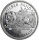 Колекційна срібна монета "SILBER PANDA - Срібна Панда" 7,78 г 2016 рік - зображення 1