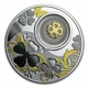 Колекційна срібна монета "Lucky Coins – Чотирилисник" 14,14 г 2020 рік - зображення 1