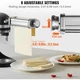 Набір насадок для пасти до кухонного комбайну, 3 предмети, сріблясті VEVOR - зображення 3