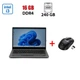 Ультрабук Lenovo ThinkPad E14 Gen 4 / 14" (1920x1080) IPS / Intel Core i3-1215U (6 (8) ядер по 1.2 - 4.4 GHz) / 16 GB DDR4 / 240 GB SSD / Intel UHD Graphics / WebCam б/у + Подарок Беспроводная мышь HOCO GM28 - изображение 1