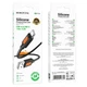 Кабель BOROFONE BX114 Structure Silicone USB to Type-C 3A, 1 м, швидка зарядка та передача даних, чорний - зображення 1
