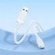 Кабель BOROFONE BX115 USB to Micro-USB 2.4A, 1 м, силиконовый, быстрая зарядка и синхронизация, белый - изображение 5
