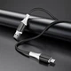 Кабель BOROFONE BX79 USB to Micro-USB 2.4A, 1 м, силіконовий, швидка зарядка та синхронізація, чорний - зображення 5