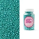 Посыпка кондитерская SD Pearls сахарные шарики зеркальные бирюзовые 3-10мм 100г - изображение 1