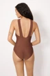 Купальник суцільний з ущільненою чашкою Ysabel Mora 46B/L Коричневий (Brown) (116454) - зображення 2