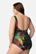 Купальник слитный с уплотнённой чашкой Marc & Andre 52D/3XL Зелёный микс (145301) - изображение 4