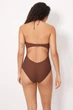 Купальник суцільний з ущільненою чашкою Ysabel Mora 42B/S Коричневий (Brown) (116106) - зображення 2