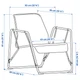 Геймерське крісло, сіро-чорне Ikea BRÄNNBOLL 005.863.36 - изображение 3