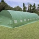 Усиленная теплица садовая с армированным покрытием 30м2 3*10*2м Ekspand TFO25-3X10X2-2-Z каркас оцинкованный 25мм с двумя входами - изображение 2