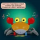 Детская интерактивная игрушка Танцующий краб со звуковыми и световыми эффектами M22112 оранжевая. - изображение 4