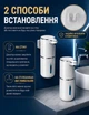 Сенсорный дозатор для мыла автоматический диспенсер для жидкого мыла аккумуляторный с креплением белый 380 мл - изображение 4