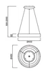 Подвесной светильник MANTRA Niseko 7758 dimmable - зображення 3