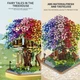 Конструктор Дерево Сакура Домик на дереве Rainbow Treehouse 3D 2338 дет Разноцветный (28755) - изображение 11